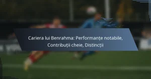 Cariera lui Benrahma: Performanțe notabile, Contribuții cheie, Distincții